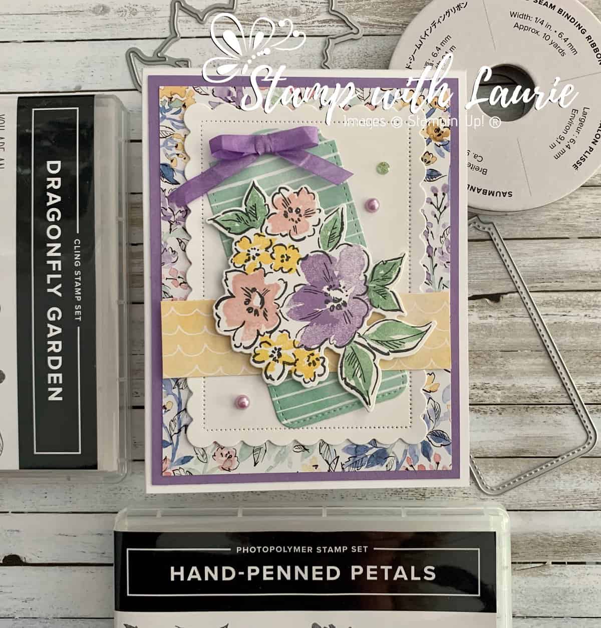 Ink Blending tips with Stampin\' Up! Blending Brushes featuring Delicate  Dahlias Sale-a-Bration stamp set. Video tut…