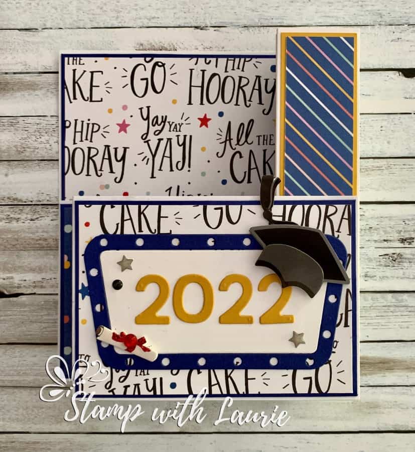 Congrats Grad Wiper Card - Stamp With Laurie