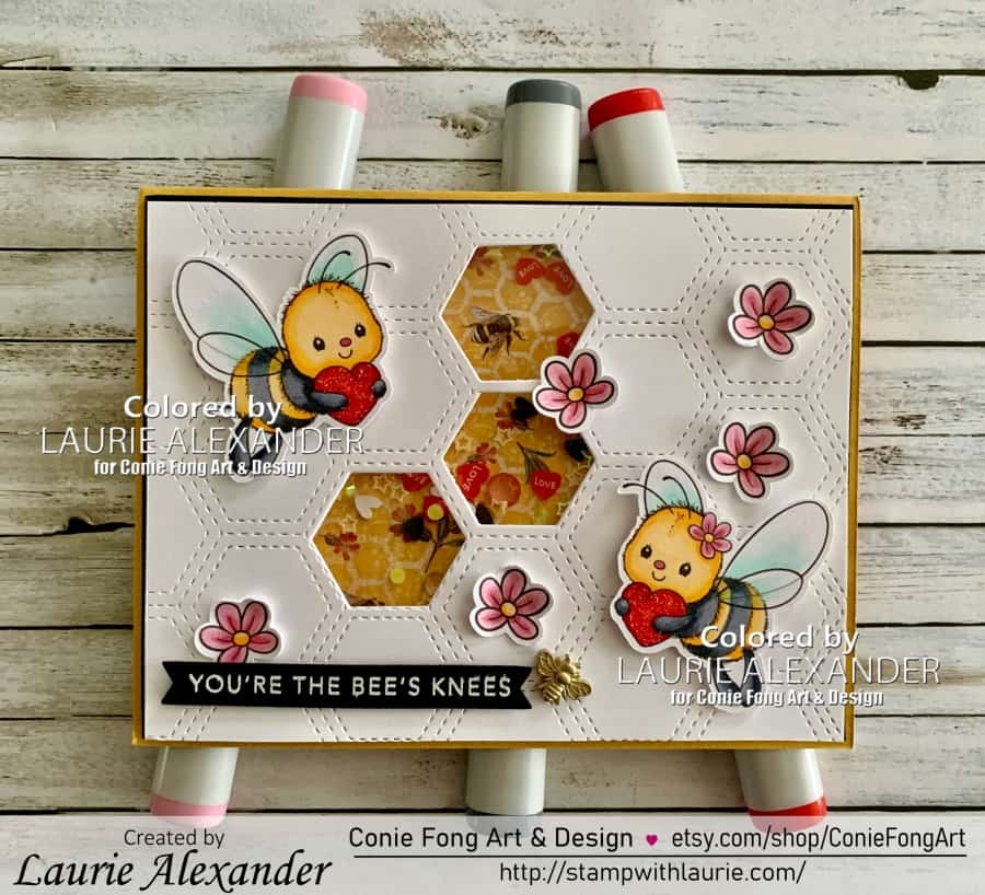 Honey Bee Mini Stamp