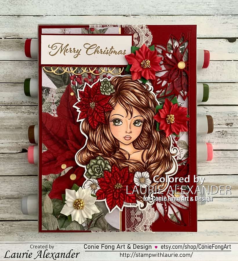Paper Wishes  Poinsettia Passion 12x12 Solid Cardstock