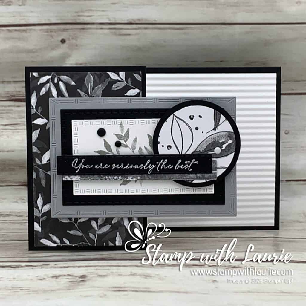 My Note of Thanks Card - a floral thank you card